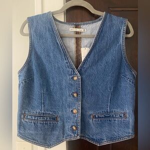 NWT Abercrombie & Fitch Mara Denim Vest